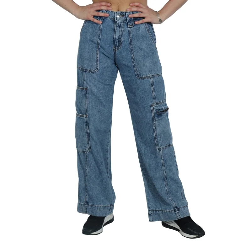 WILD FABLE - High Rise Wide Leg Cargo Pants High-Waist Yoga Pants