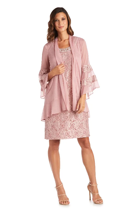 R&M Richards 2421 Chiffon Jacket Formal Dress Cardigan Sweater Pullover