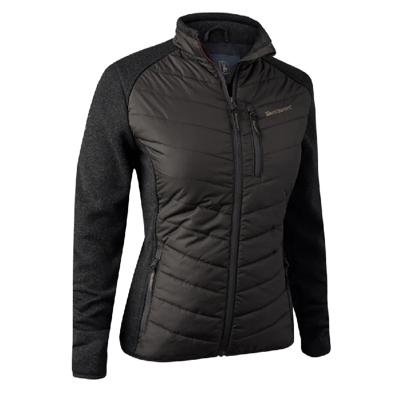 Deerhunter Womens Caroline padded jacket Brown Leaf Plaid Jacket Tartan Jacket Houndstooth Jacket Deerhunter Womens Caroline padded jacket Brown Leaf Plaid Jacket Tartan Jacket Houndstooth Jacket