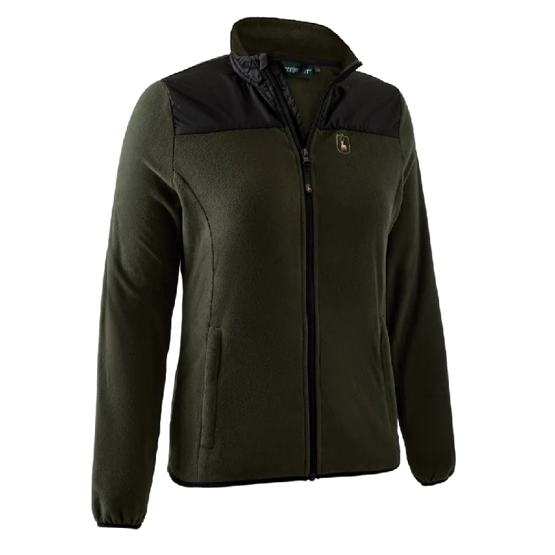 Deerhunter Womens Northward Fleece Jacket Rifle Green Embroidered Jacket Appliqued Jacket Beaded Jacket Deerhunter Womens Northward Fleece Jacket Rifle Green Embroidered Jacket Appliqued Jacket Beaded Jacket