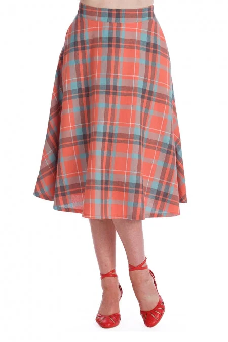 Banned Apparel - Treat Me Flare Skirt cashmere skirt rich