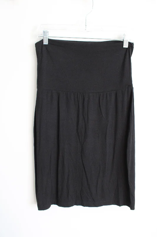 Gap Black Rayon Skirt | S corduroy skirt cozy