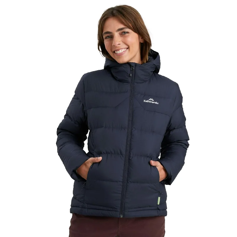 Women's Epiq Hooded Down Jacket Trench Coat Raincoat Waterproof Jacket