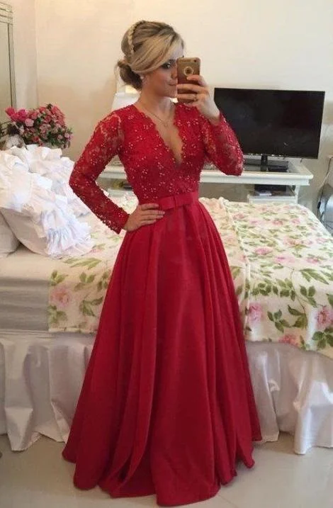 Prom Dress with Sleeves, Prom Dresses, Evening Gown, Graduation School Party Dress, Winter Formal Dress Tunics Review highly Prom Dress with Sleeves, Prom Dresses, Evening Gown, Graduation School Party Dress, Winter Formal Dress Tunics Review highly