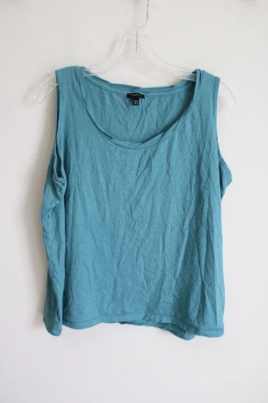 Talbots Blue Tank | 2X Petite lavender tank top
