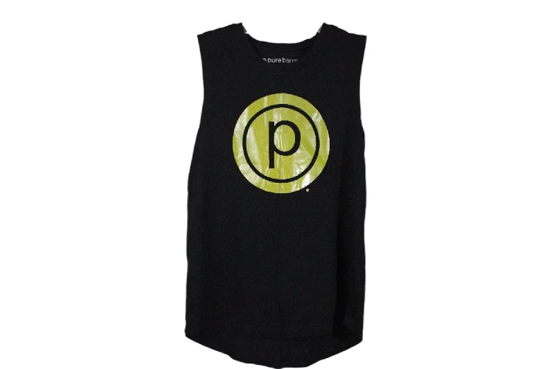 Pure Barre Black Tank | S low neck tank