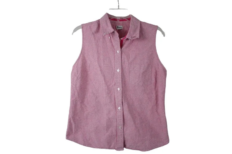 Bass Cotton Pink Tank | L Petite boho tank top
