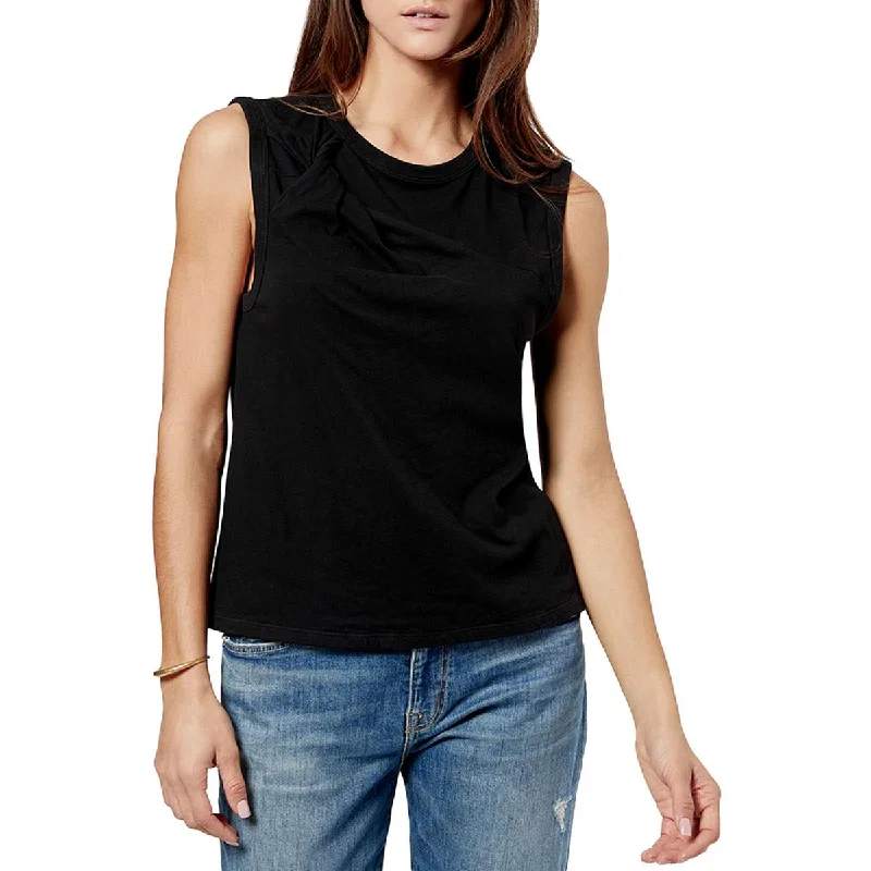 Joie Womens Hillhurst Twist Front Knit Tank Top vibrant tank top