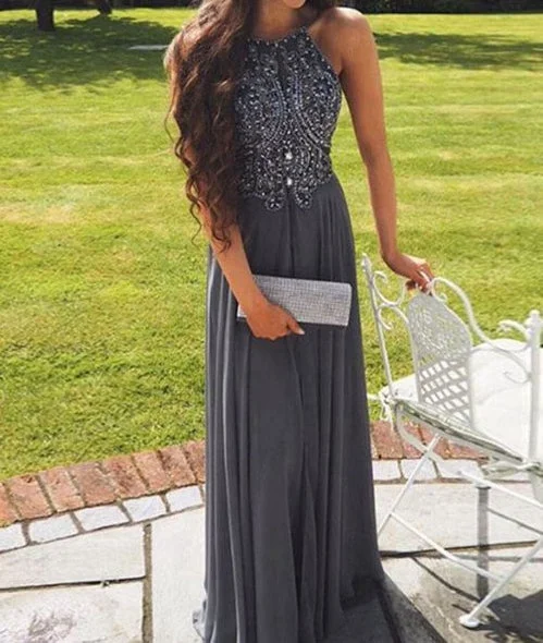 Silver Grey Prom Dresses, Evening Gown, Graduation School Party Dress, Winter Formal Dress Tunics Versatile stylish Silver Grey Prom Dresses, Evening Gown, Graduation School Party Dress, Winter Formal Dress Tunics Versatile stylish