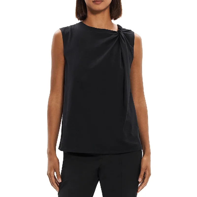 Theory Womens Cotton Muscle Tank Top athletic tank top