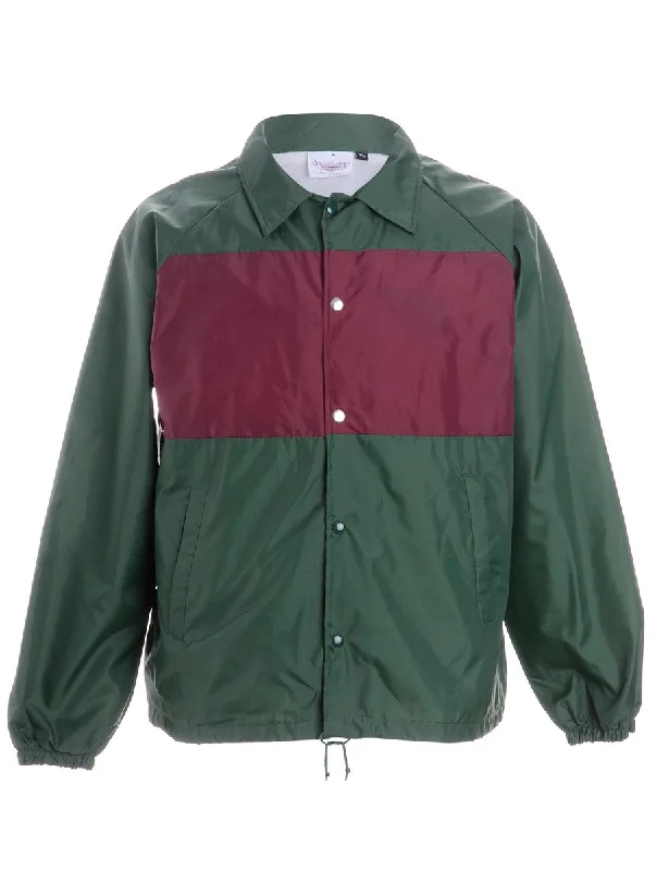 Label Freddie Contrast Panel Coach Jacket One-Shoulder Jacket Off-the-Shoulder Jacket Asymmetrical Jacket Label Freddie Contrast Panel Coach Jacket One-Shoulder Jacket Off-the-Shoulder Jacket Asymmetrical Jacket