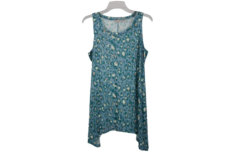 LOGO Blue Tunic Tank | M lemon yellow tank