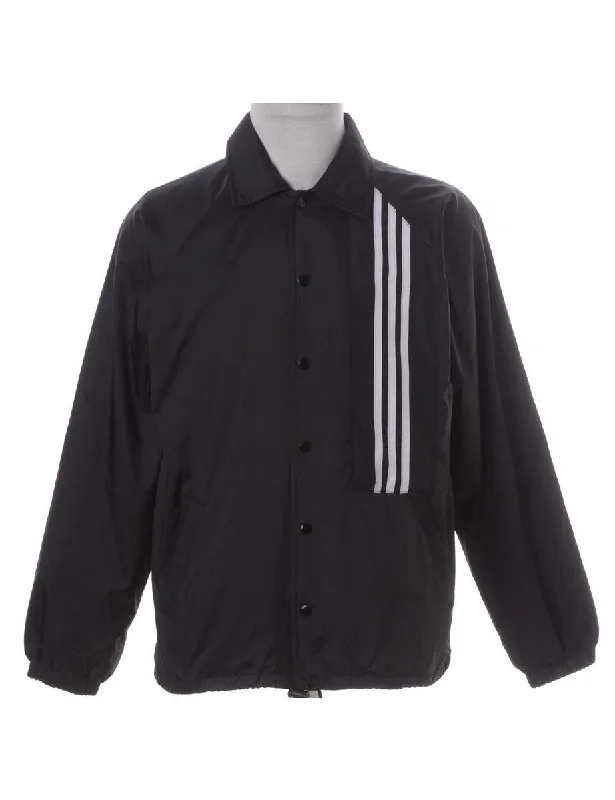 Label Tino Stripe Front Coach Jacket Insulated Jacket Fitted Jacket Loose Jacket