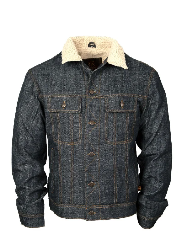 STS Ranchwear Womens Riggins Classic Denim 100% Cotton Cotton Jacket Stand-Up Collar Roll-Neck Collar Turtle Neck STS Ranchwear Womens Riggins Classic Denim 100% Cotton Cotton Jacket Stand-Up Collar Roll-Neck Collar Turtle Neck