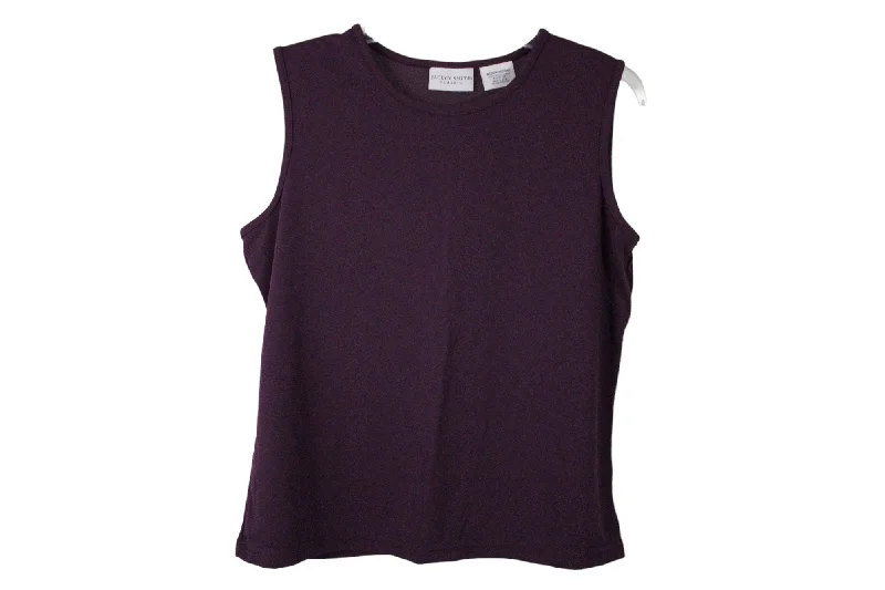 Jaclyn Smith Classic Purple Tank | M neon tank top