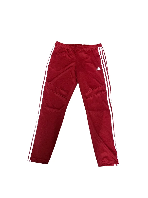 Adidas Women Tiro 19 Training Pants Reflective-Maroon/Grey Trendy Tapered Pants