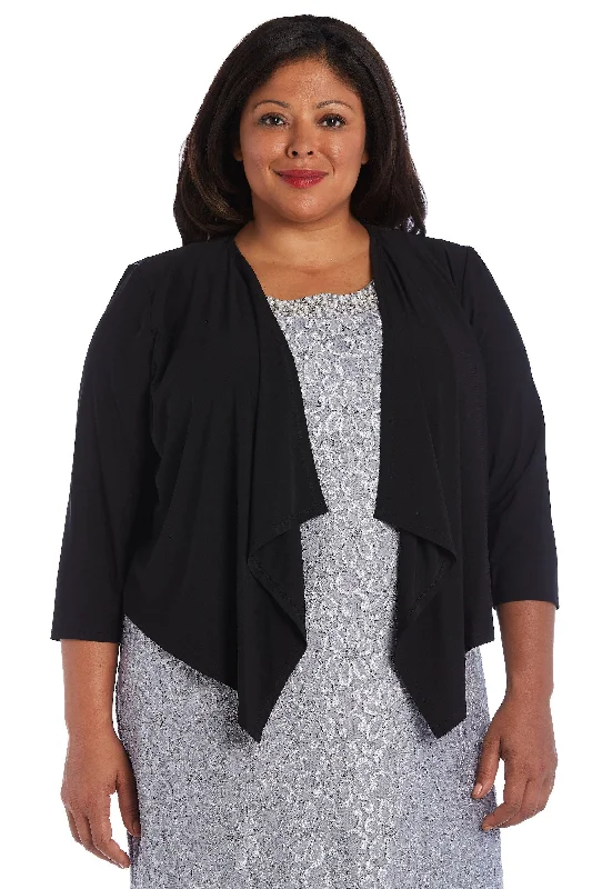 R&M Richards 7894W Long Sleeves Plus Size Open Jacket Sale Knit Fabric Woven Fabric Fleece Fabric R&M Richards 7894W Long Sleeves Plus Size Open Jacket Sale Knit Fabric Woven Fabric Fleece Fabric