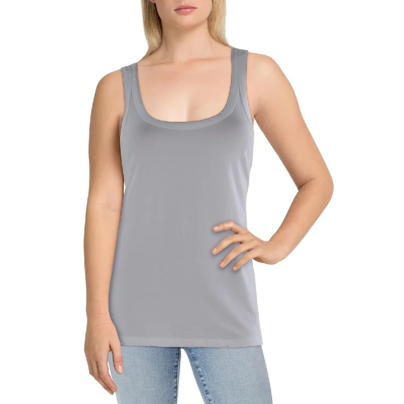 Standard James Perse Womens Solid Scoop Neck Tank Top floral tank top