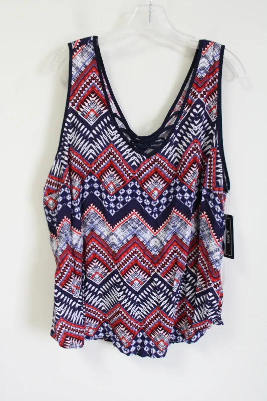 NEW A. Byer Tank | 3X floral tank top
