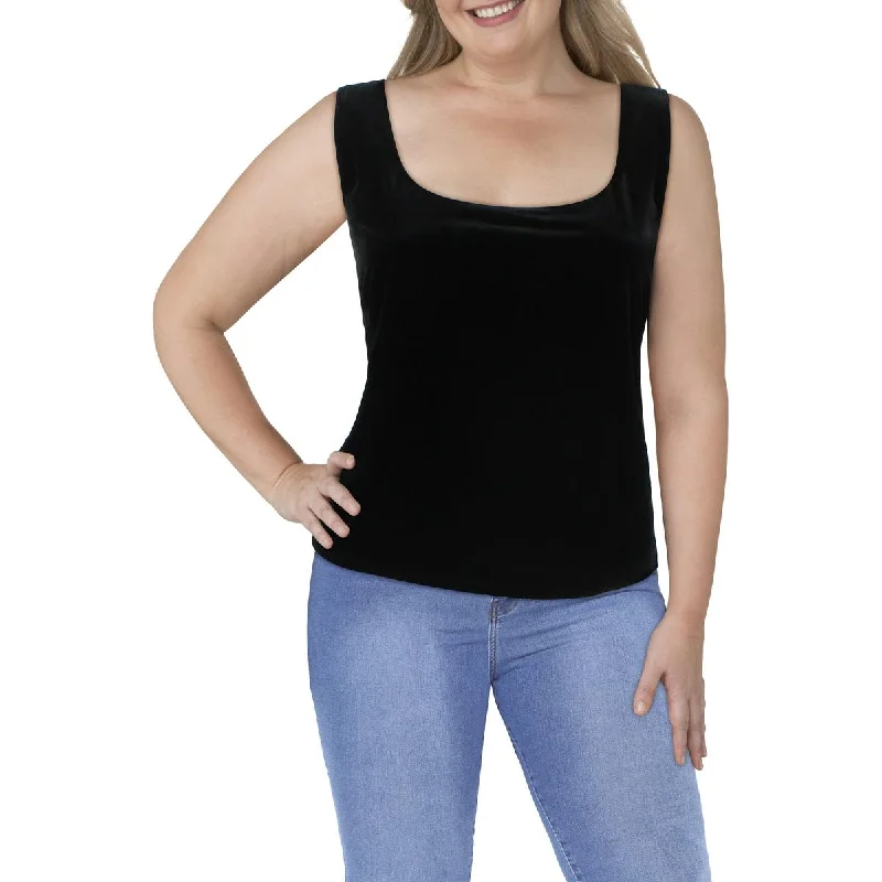 Alex Evenings Womens Plus Scoop Neck Cami Tank Top gym tank top