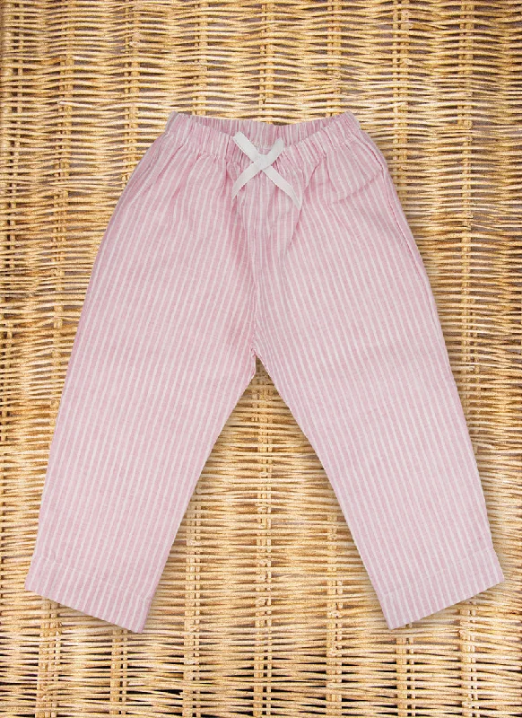 Striped Linen Pants Casual Lounge Pants