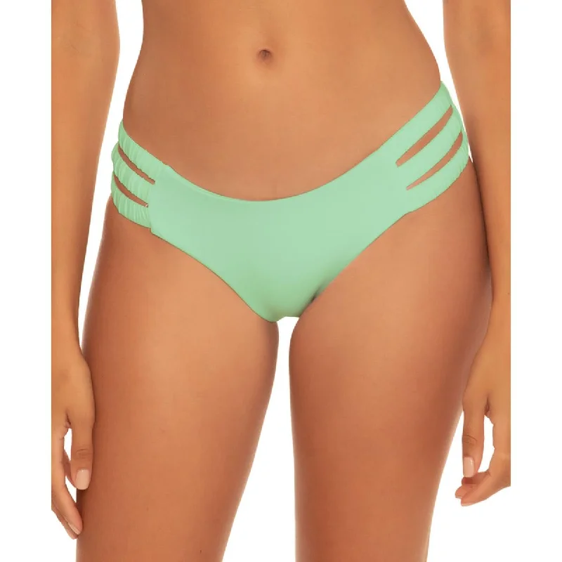 Becca by Rebecca Virtue Womens Strappy Hipster Swim Bottom Separates Elegant Ruffle Swimsuit