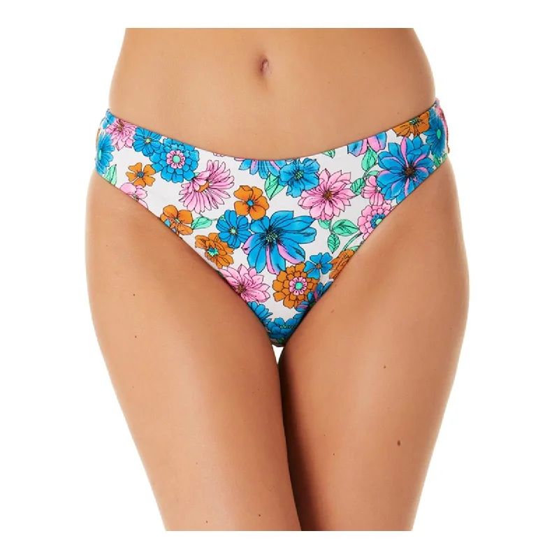 California Waves Womens Floral Hipster Swim Bottom Separates Vibrant Bikini Bottoms