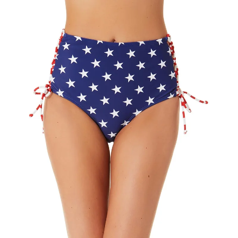 California Waves Womens Juniors Printed Side Tie Swim Bottom Separates Lace Back Bikini California Waves Womens Juniors Printed Side Tie Swim Bottom Separates Lace Back Bikini