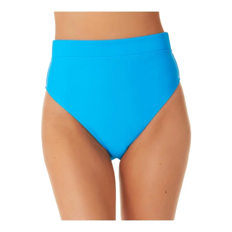 California Waves Womens Solid High-Waist Swim Bottom Separates Elegant Ruffle Swimsuit
