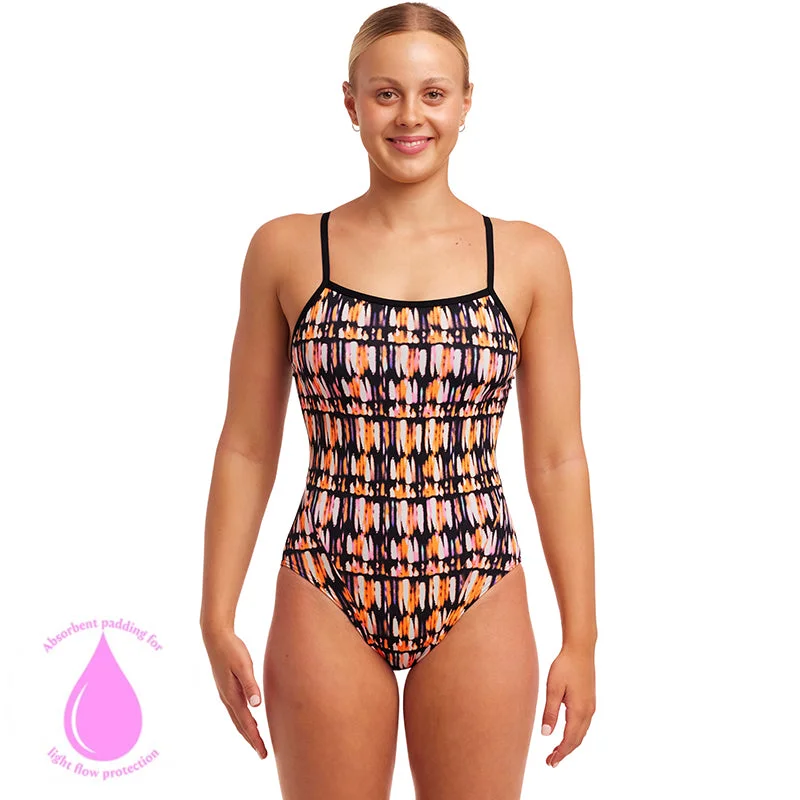 Funkita - Headlights - Ladies Swim Secure One Piece Plunge Back Swimsuit