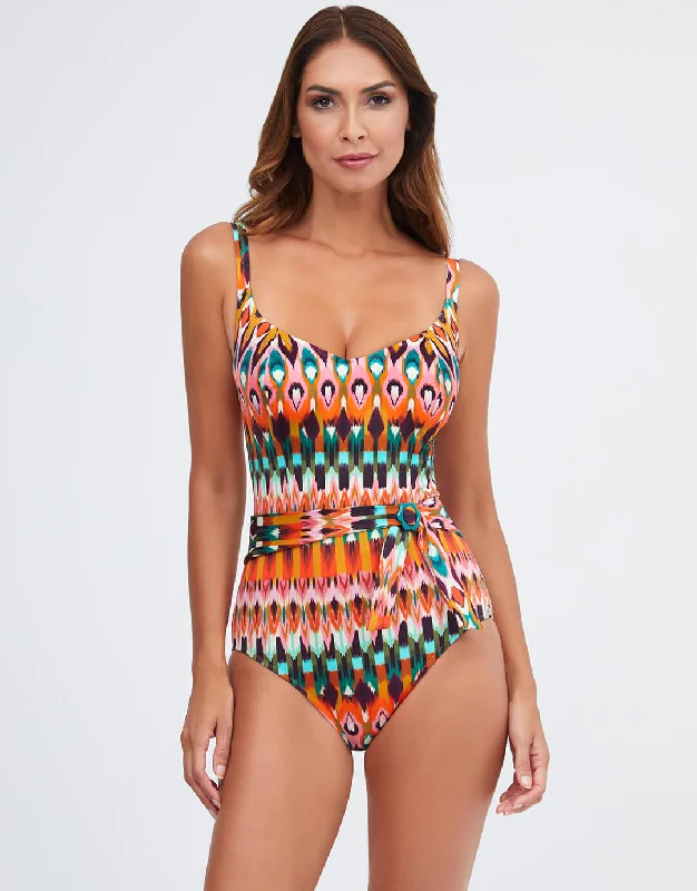 Ipanema Underwired Swimsuit - Pink Multi Comfortable Tankini Set