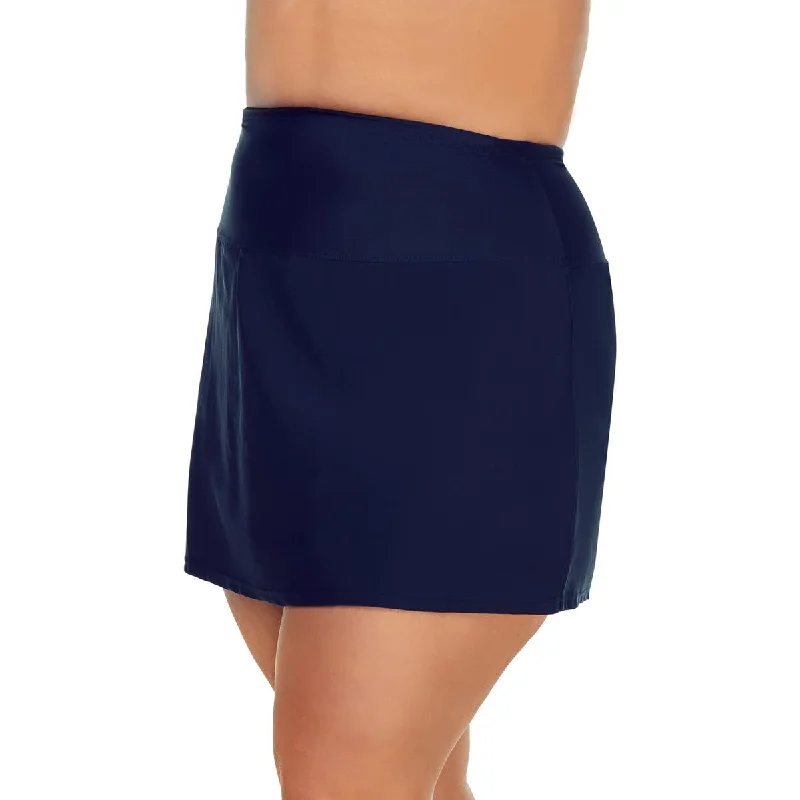 Island Escape Womens Plus Beachwear Summer Swim Bottom Separates Floral Swimwear Set