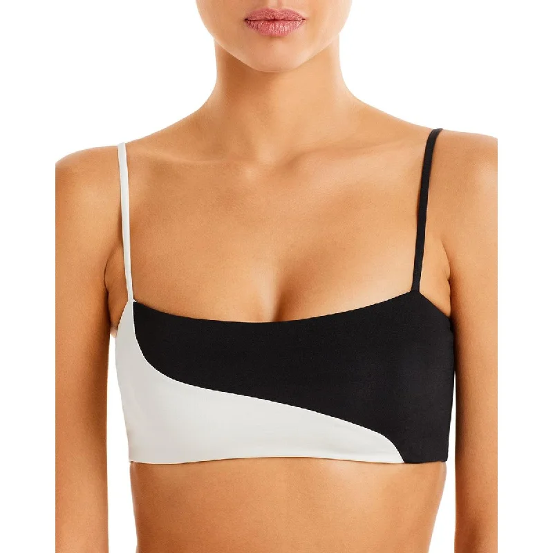 L Space Womens Ari Colorblock Adjustable Straps Swim Top Separates Vibrant Bikini Bottoms