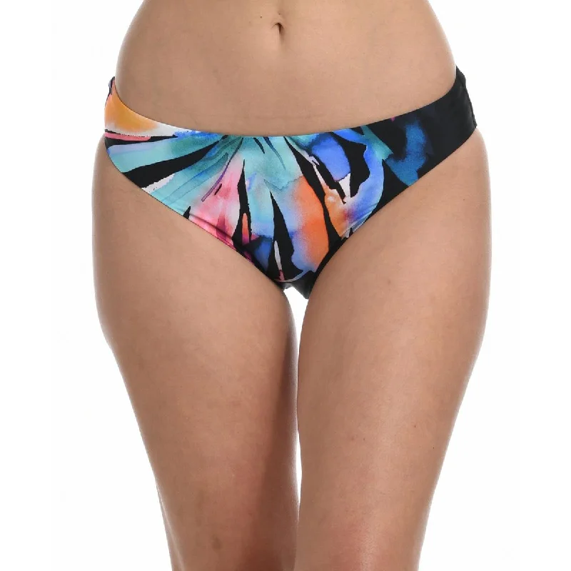 La Blanca Womens Printed Hipster Swim Bottom Separates Tropical Print One-Piece