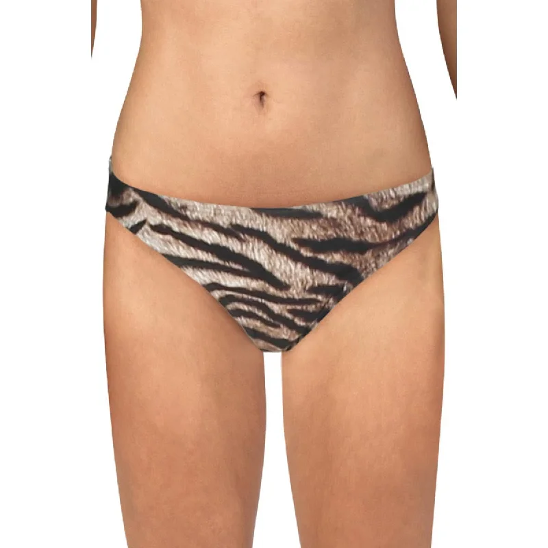 MICHAEL Michael Kors Womens Hipster Animal Print Swim Bottom Separates Two-Piece Beachwear