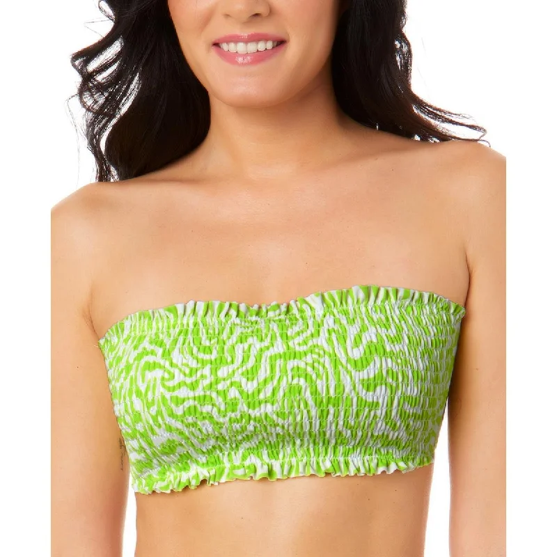 Salt + Cove Womens Juniors Zoorama Animal Print Bandeau Bikini Swim top Trendy Swimwear Set Salt + Cove Womens Juniors Zoorama Animal Print Bandeau Bikini Swim top Trendy Swimwear Set