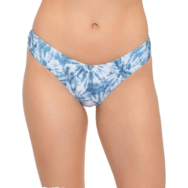 Salt + Cove Womens Tie-Dye Ribbed Swim Bottom Separates Soft Beachwear Set