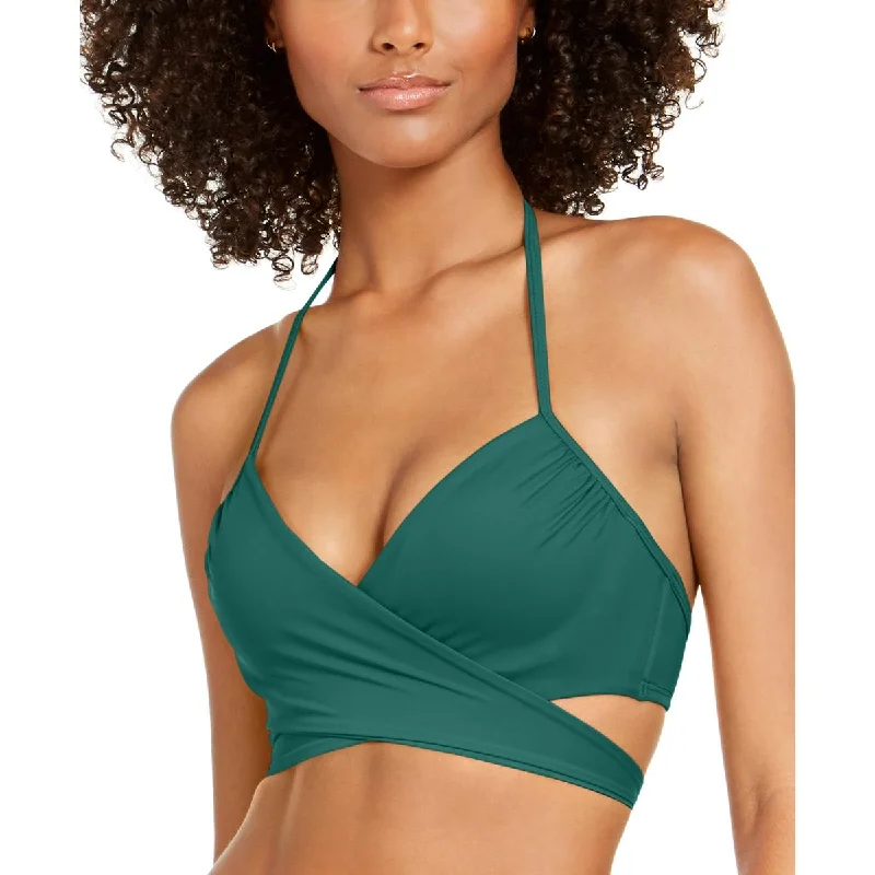 Sundazed Womens Simone Halter Underwire Swim Top Separates Elegant Halter Bikini