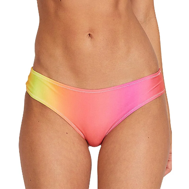 Volcom Womens Juniors Dip-Dye Cheeky Swim Bottom Separates Bold High-Cut Bikini