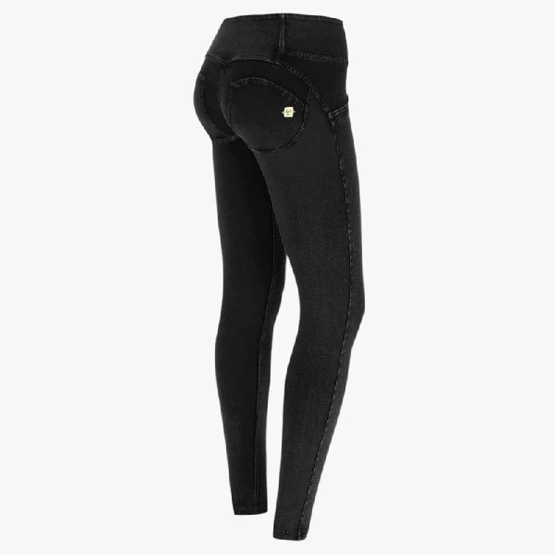 Freddy Womens Mid Waist Skinny Fit Black Pants Black Stitch In Stretch Denim Sleek Black Pants Freddy Womens Mid Waist Skinny Fit Black Pants Black Stitch In Stretch Denim Sleek Black Pants