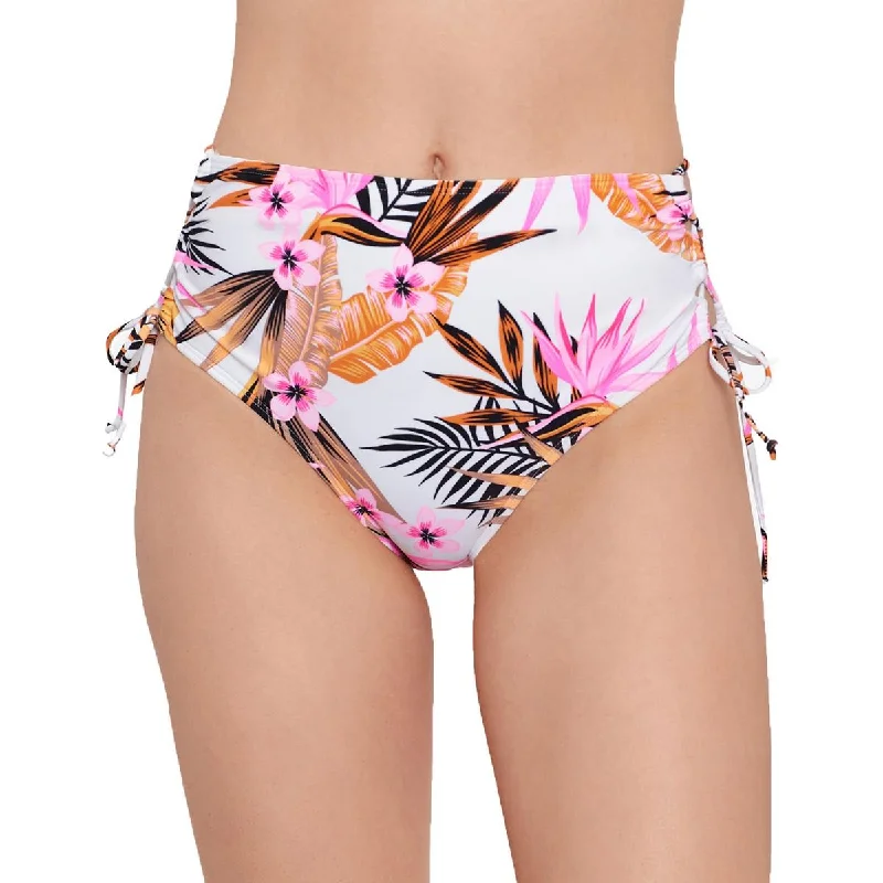 Salt + Cove Womens Lace-Up High-Waist Swim Bottom Separates Modern High-Waisted Swimsuit Salt + Cove Womens Lace-Up High-Waist Swim Bottom Separates Modern High-Waisted Swimsuit